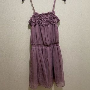 Lavender flowy dress